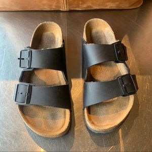 Birkenstock Arizona Black Sandals - size 38
